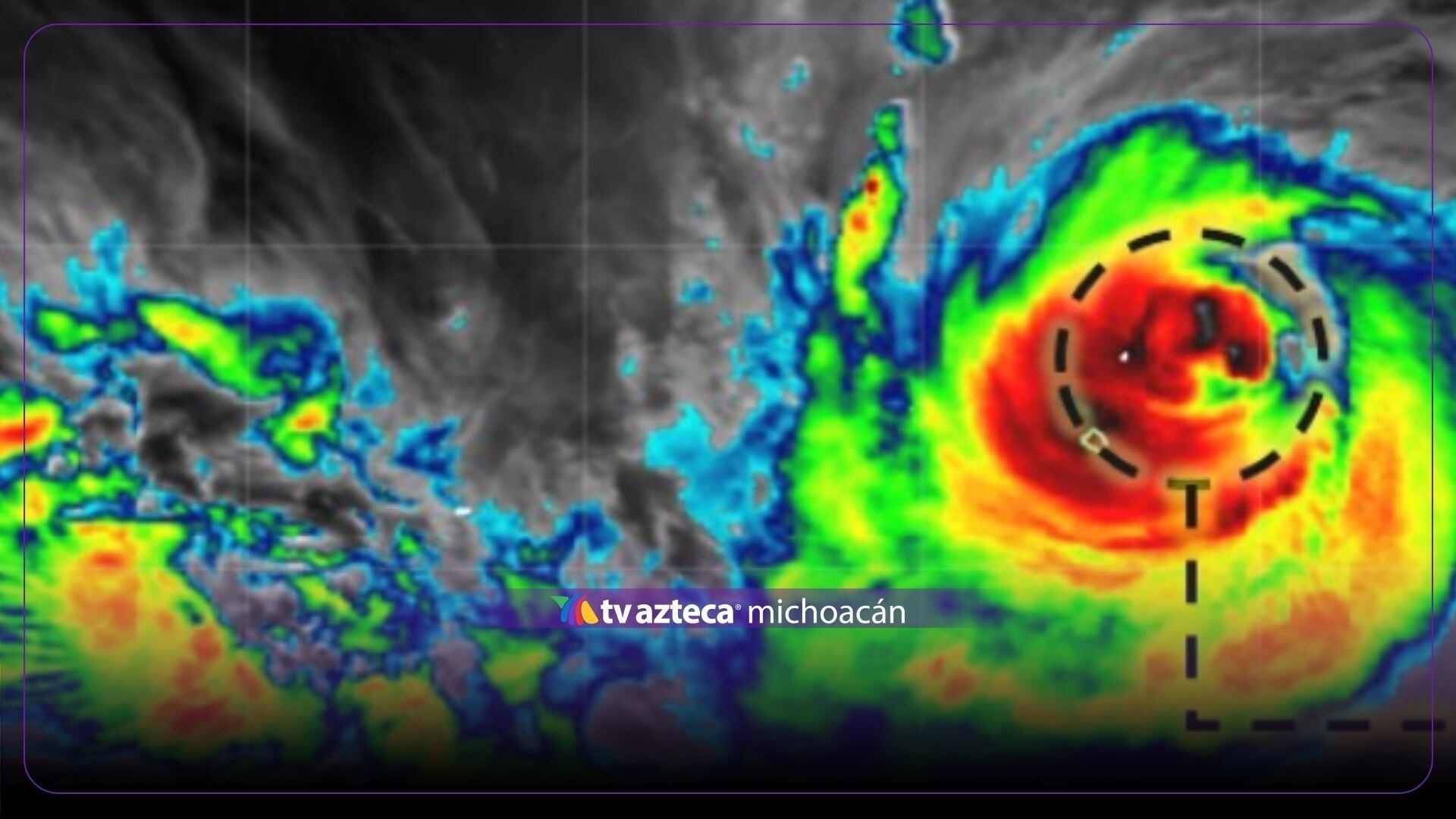 Huracán Rachel provoca “tormenta negra” este 2 de octubre; ¿afectará a Michoacán?