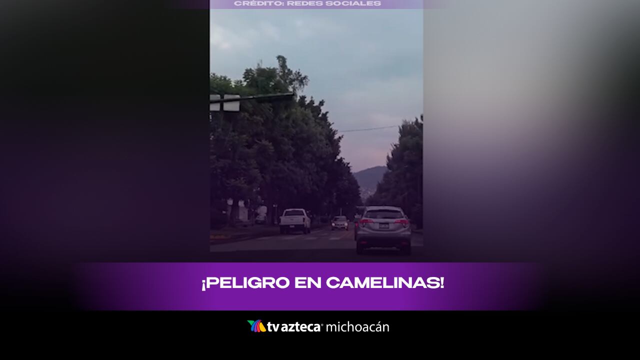 ¡Pone en riesgo a todos! Conductor circula en sentido contrario por Camelinas, Morelia