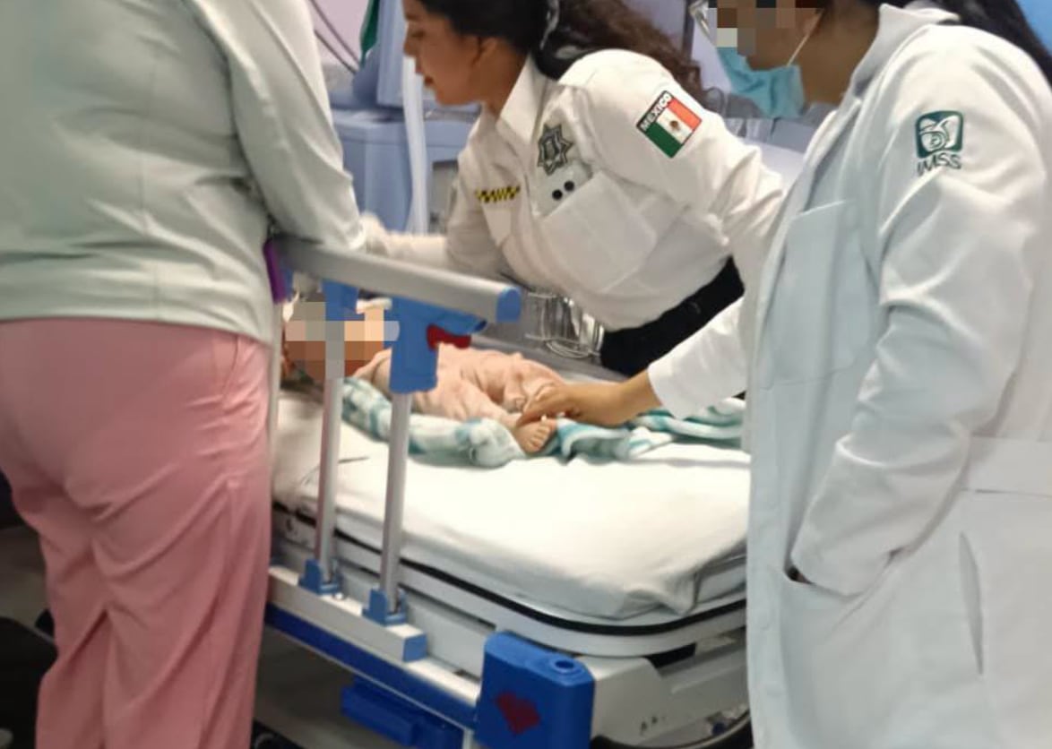 ¡Alerta! Bebé convulsiona en Villas del Pedregal