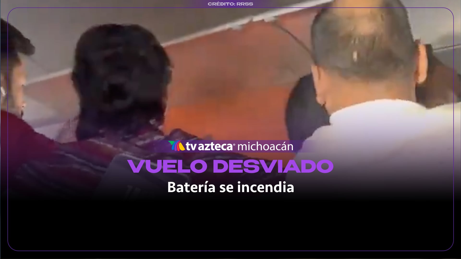 Batería portátil se incendia en pleno vuelo y obliga a aterrizar de emergencia