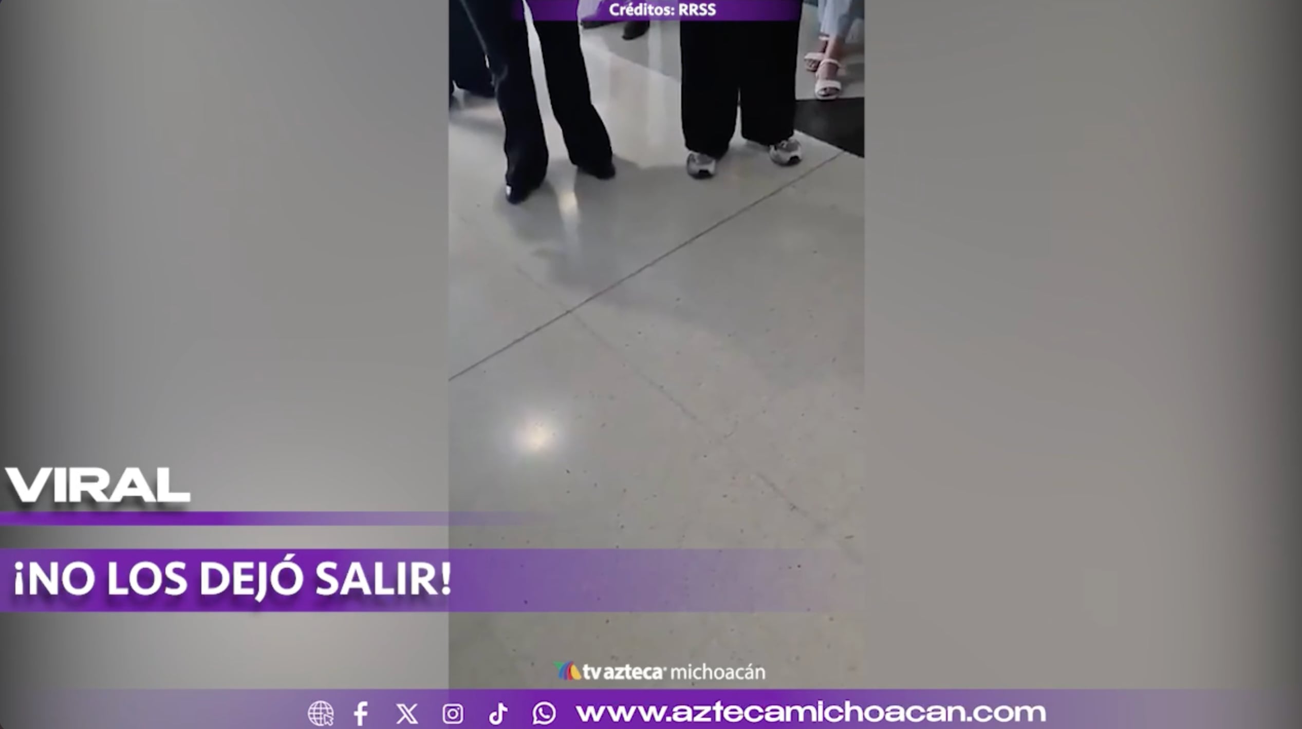 #VIDEO: Supervisor impide salida de trabajadores durante terremoto