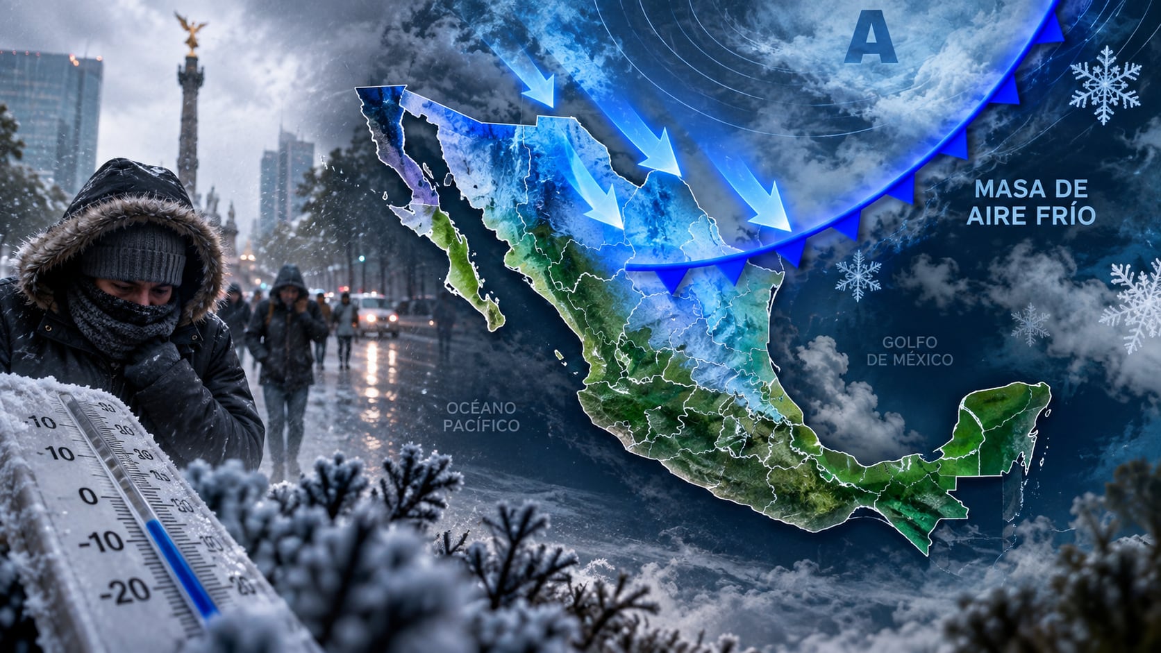 ¡Prepárate para el frío! Estos 10 frentes fríos llegarán a México