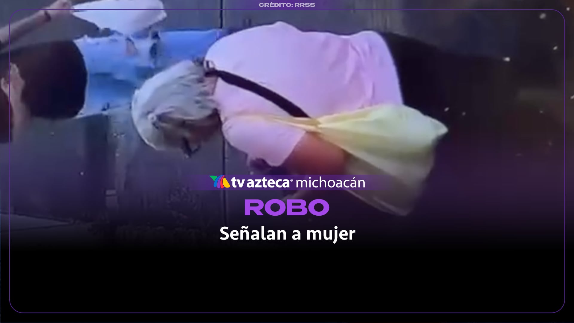 #VIDEO: Denuncian presunto robo de bolsas con alimentos en una cremería de Morelia