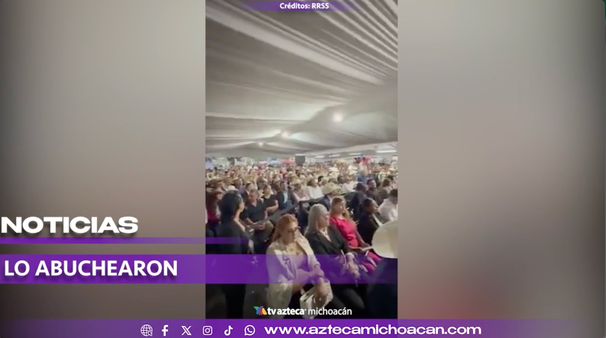 “¡Fuera Morena!”: Regidor es increpado durante informe en Uruapan
