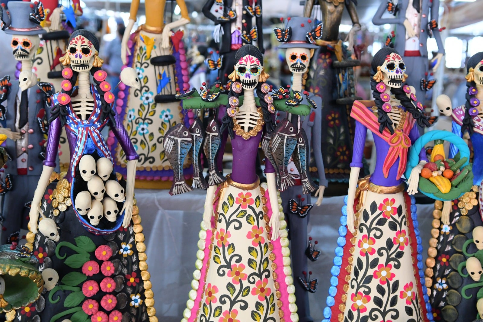 Catrinas de Capula, tradición de barro que representa a Michoacán ante el mundo