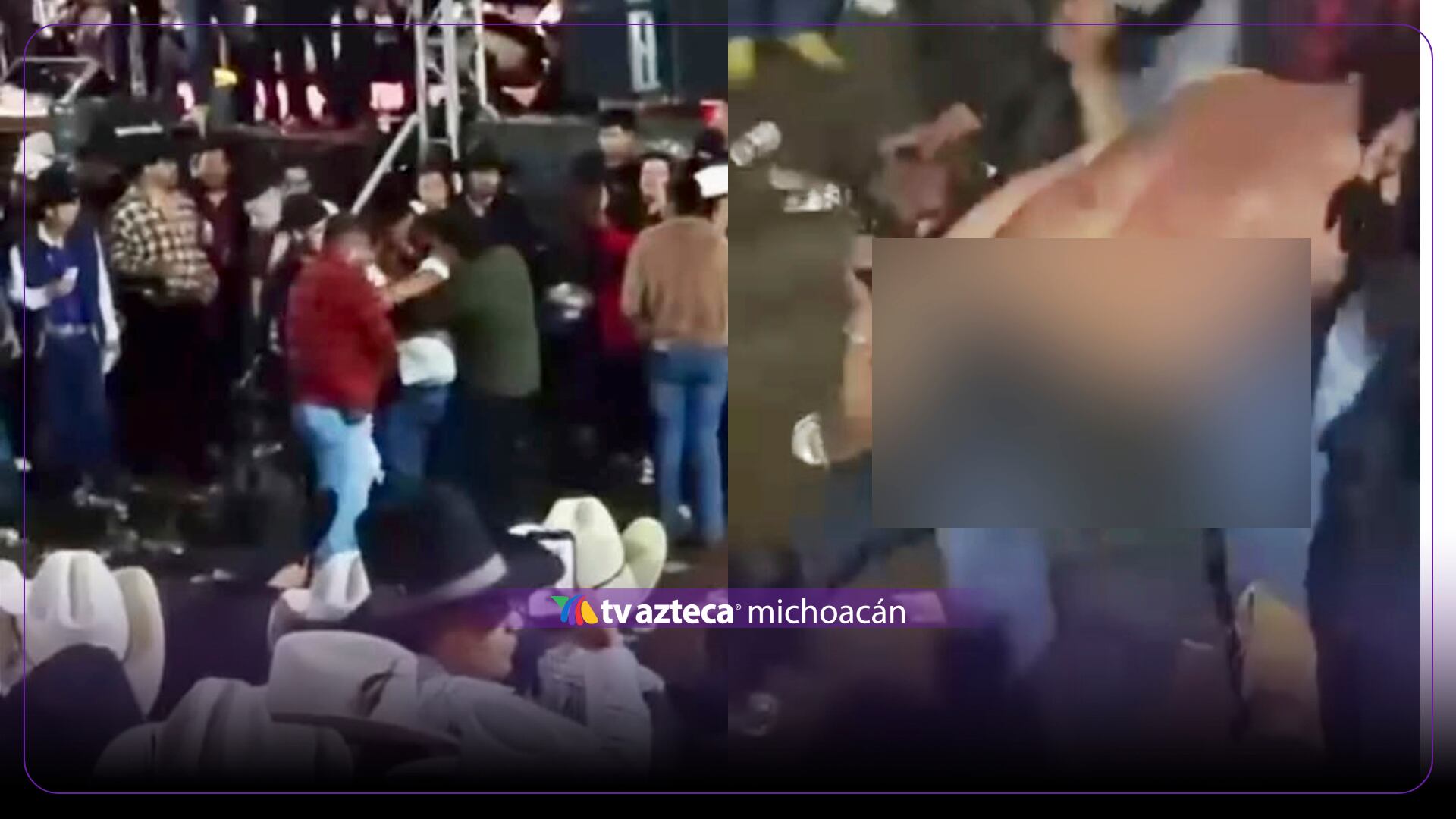 Riña durante baile en Michoacán termina en balazos