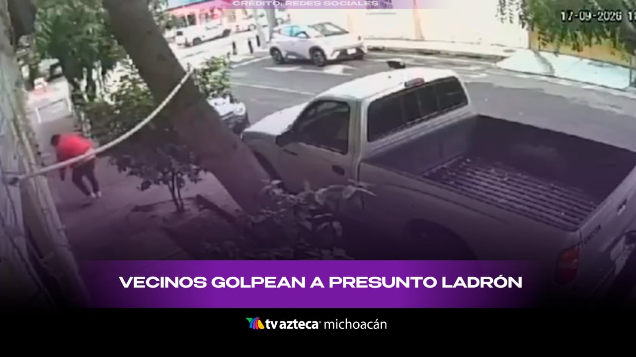 #VIDEO: Vecinos confrontan y golpean a sujeto señalado por cristalear vehículos