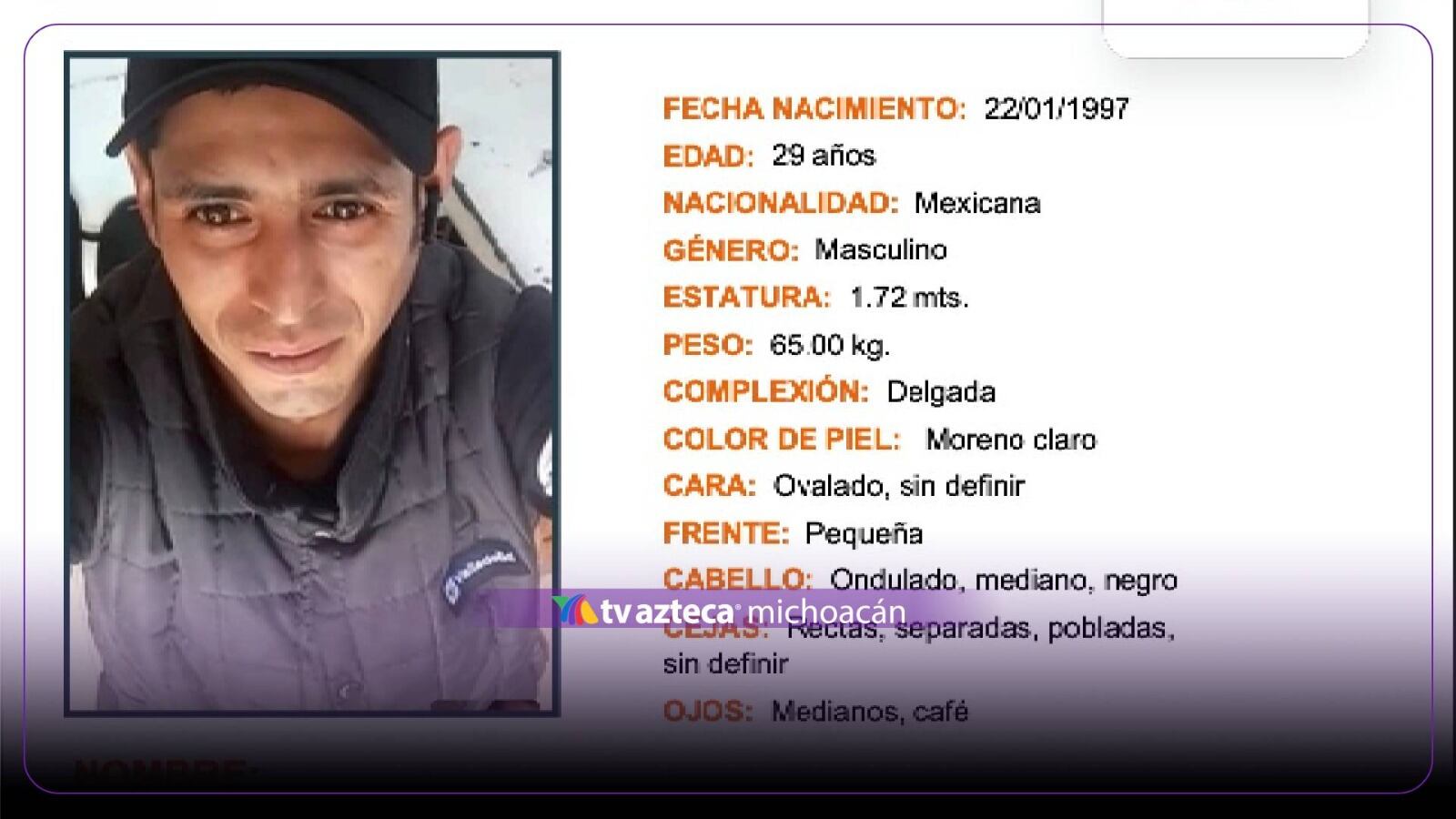 ¡Ayuda a encontrarlo! Buscan a José Ignacio, desaparecido en Morelia