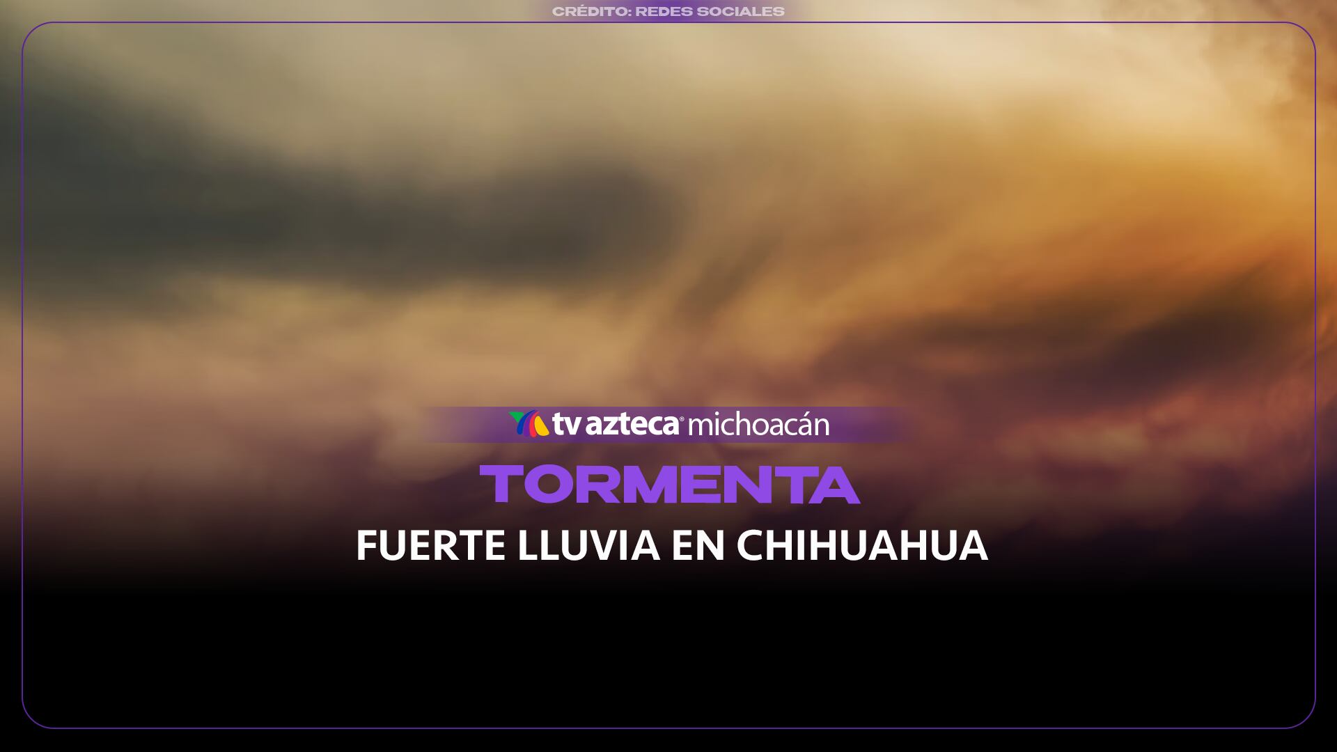 #VIDEO: Inundaciones y baja visibilidad por fuertes lluvias en Chihuahua.
