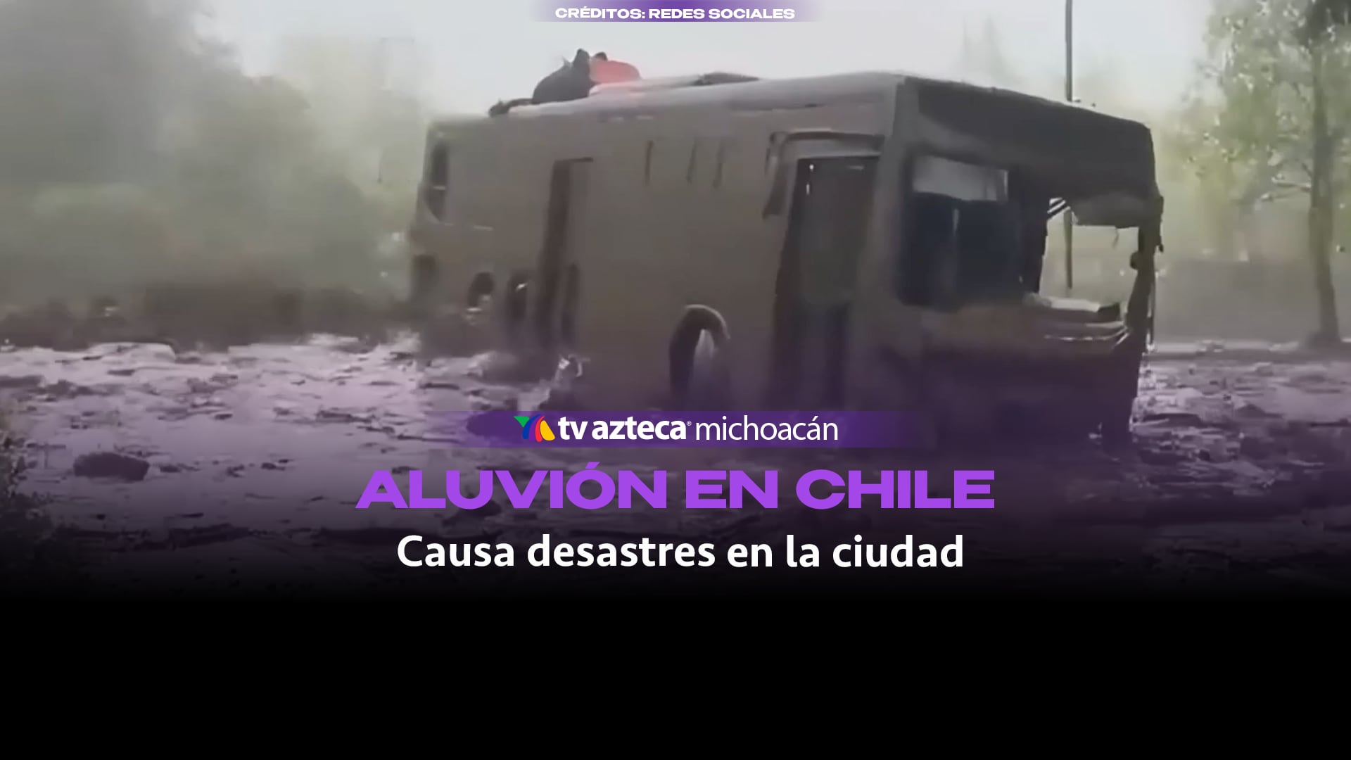 #VIDEO: Lluvias intensas provocan aluvión y arrastran autos.