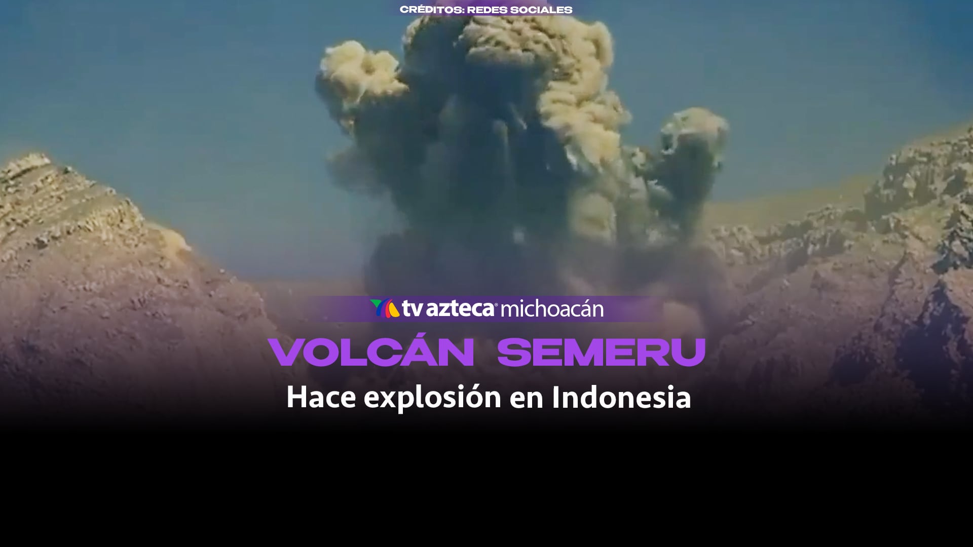 #VIDEO: Registran nueve erupciones volcánicas en Indonesia.