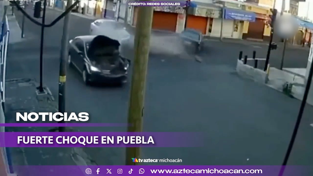 #VIDEO: Auto a exceso de velocidad impacta a otro vehículo en cruce.