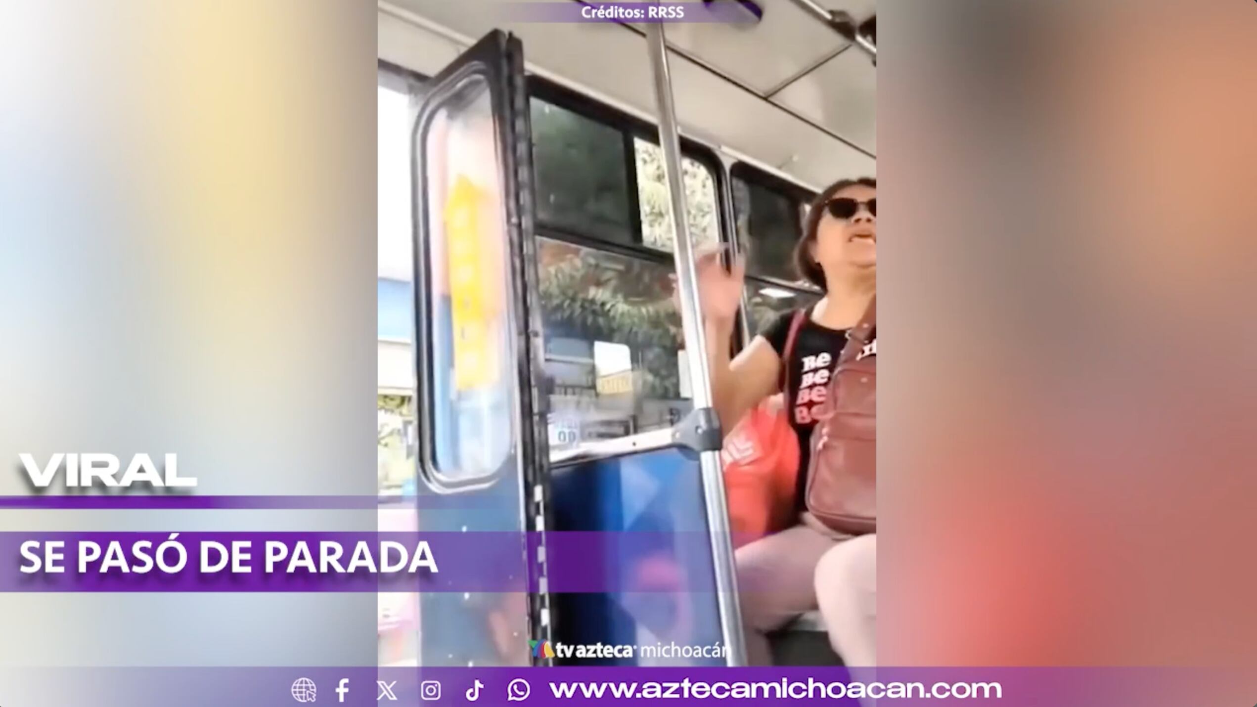 Se quedó dormida y culpó al chofer: mujer ciega reclama por no bajarla en su parada