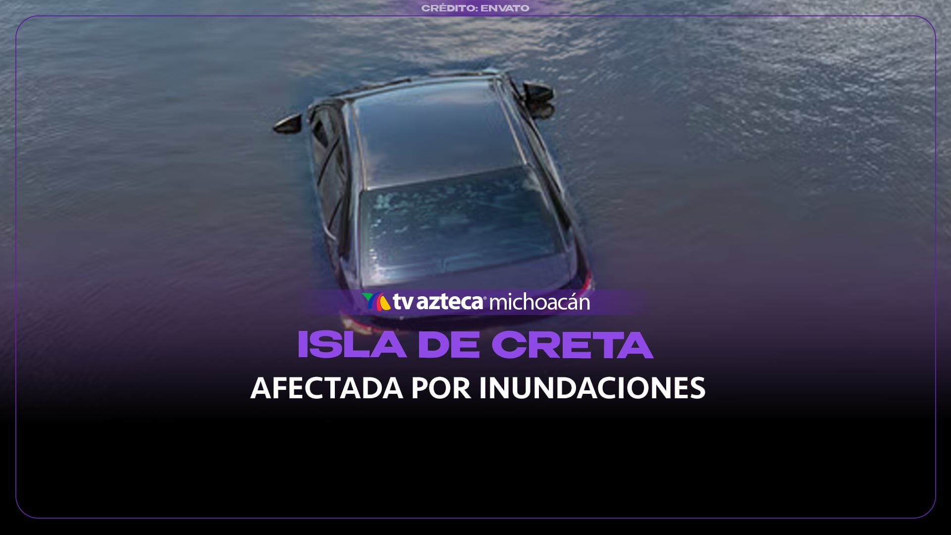 #VIDEO: Inundaciones en la isla de Creta dejan un muerto y dos heridos.