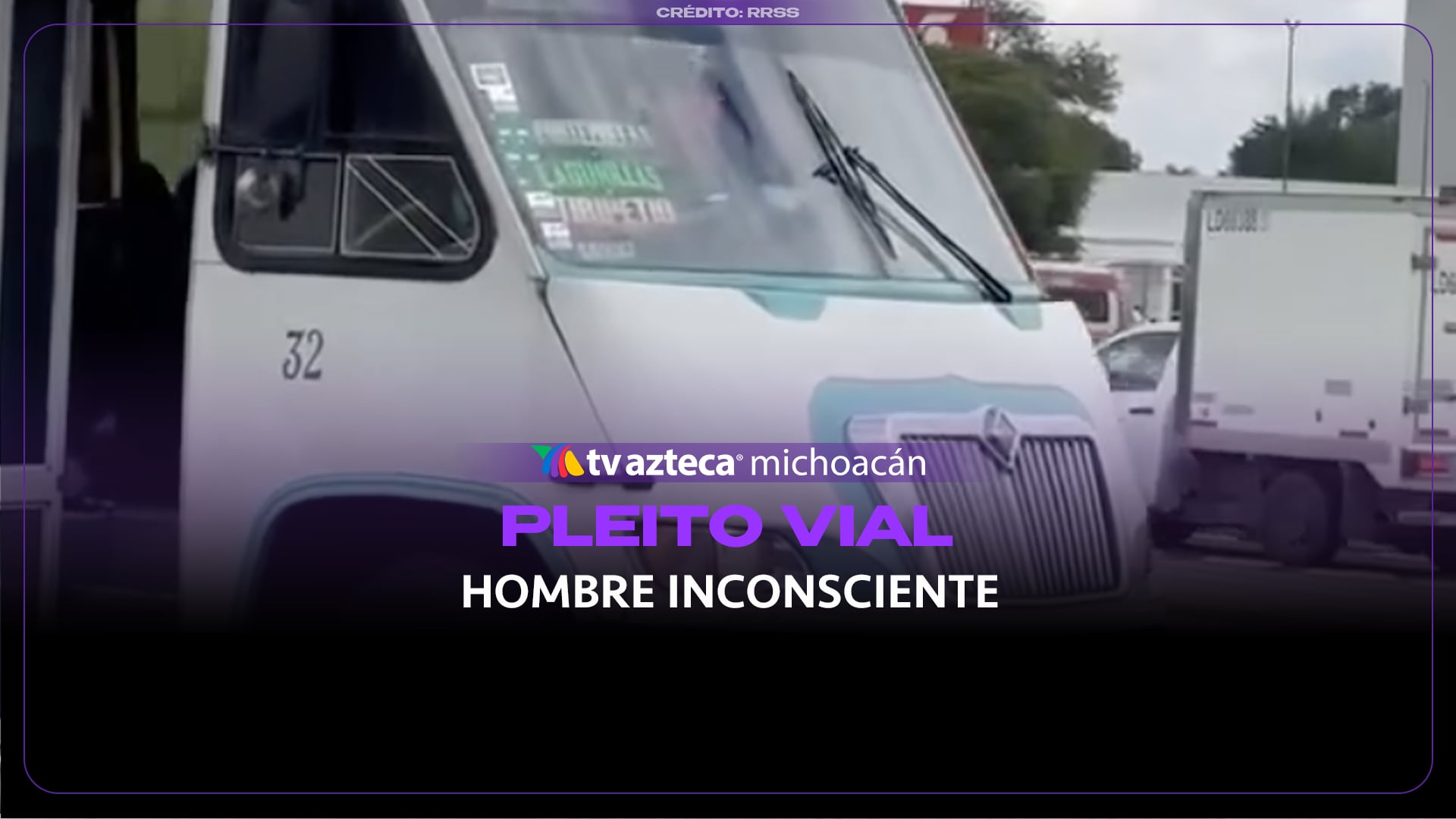 Presunta agresión tras pleito vial deja a un hombre inconsciente en Morelia