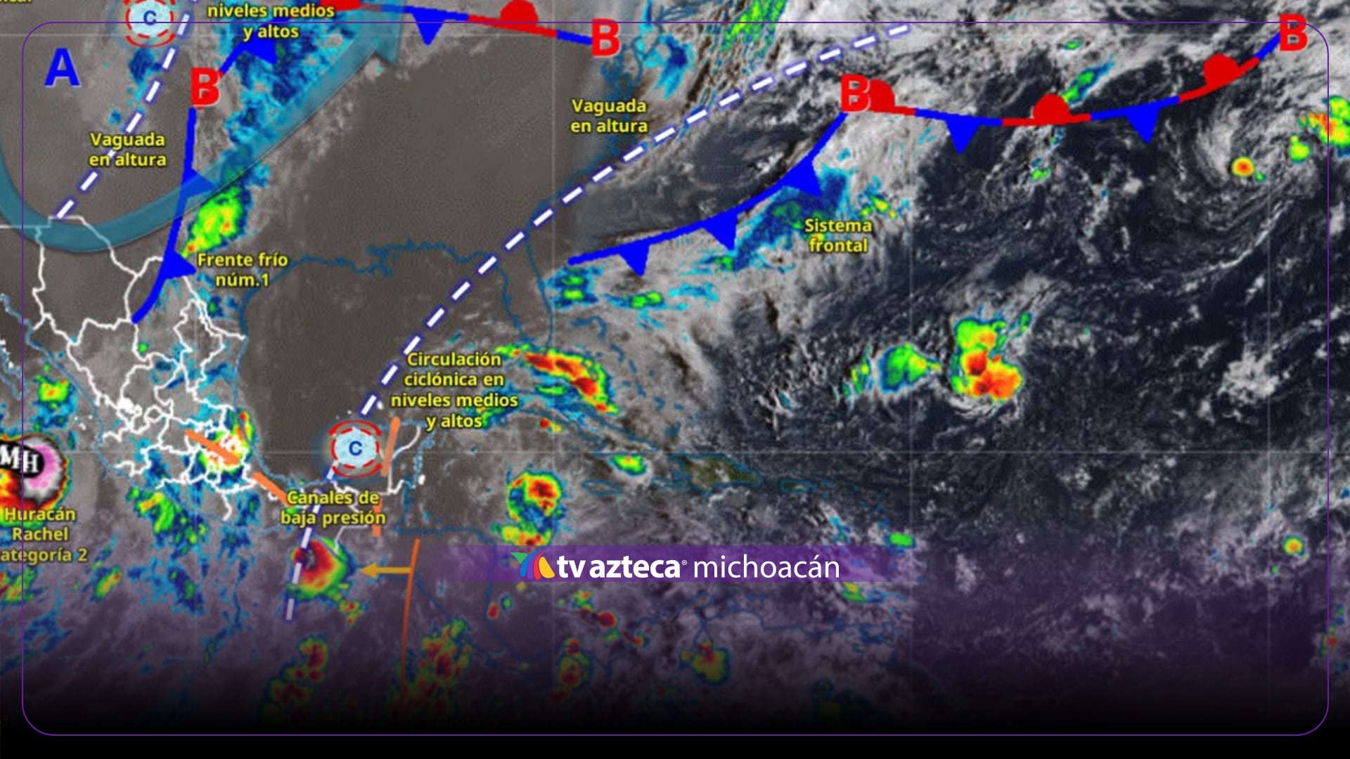 Rachel se aleja de Michoacán, pero mantiene lluvias en varias regiones del estado
