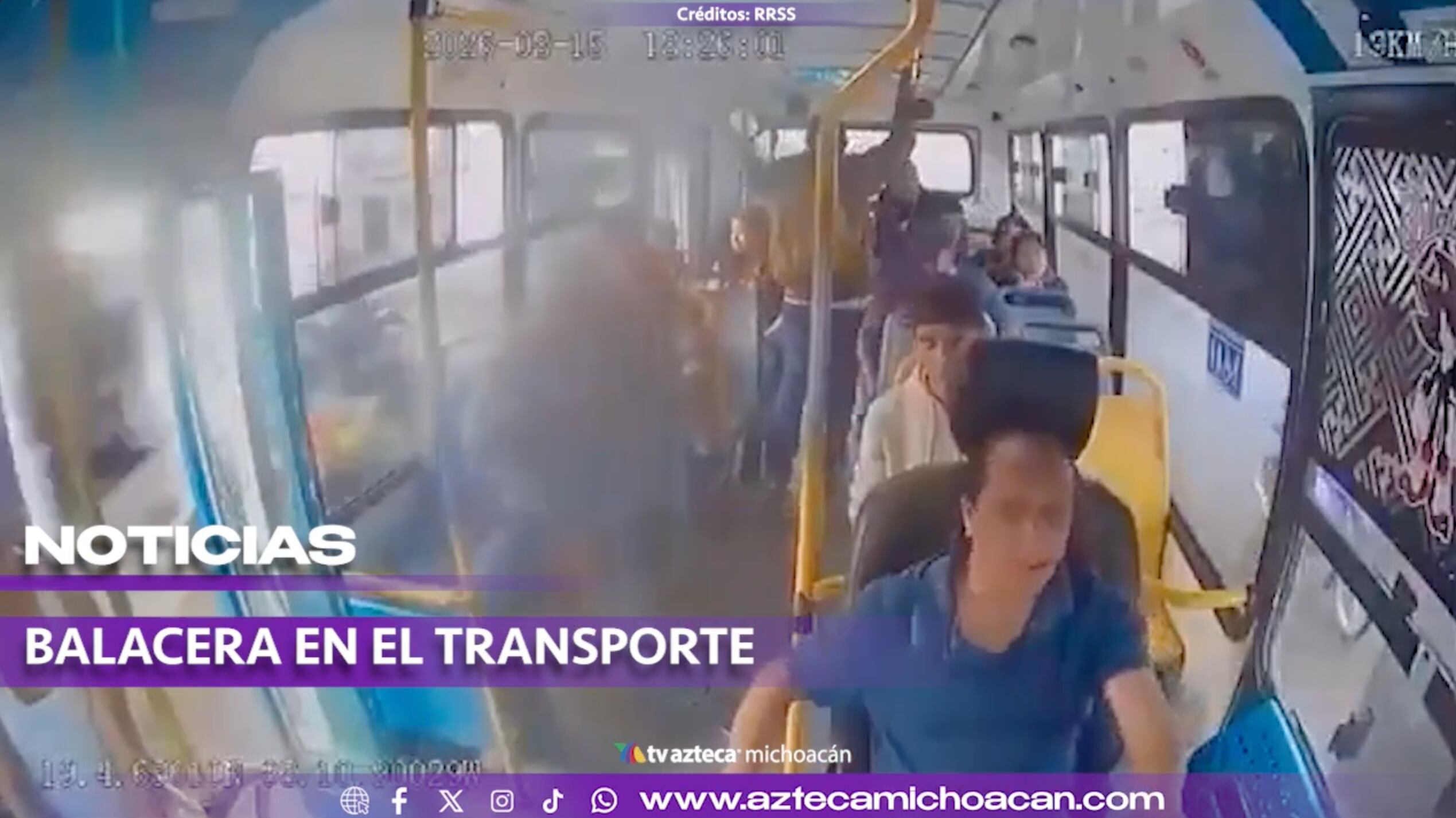 #VIDEO: ¡Asalto termina a balazos! Tres pasajeros resultan heridos