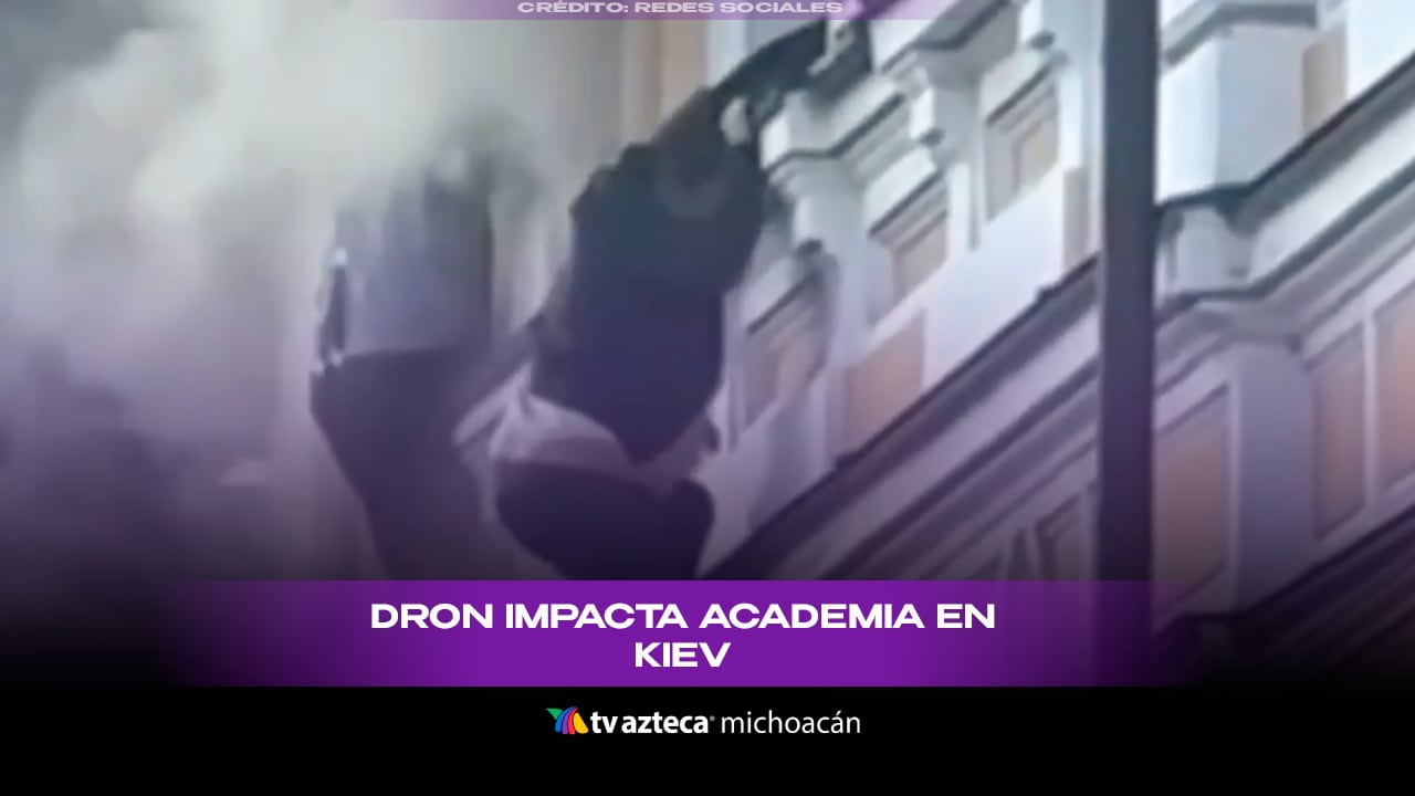 Dron impacta Academia de Ciencias de Ucrania y deja dos mu3rt0s
