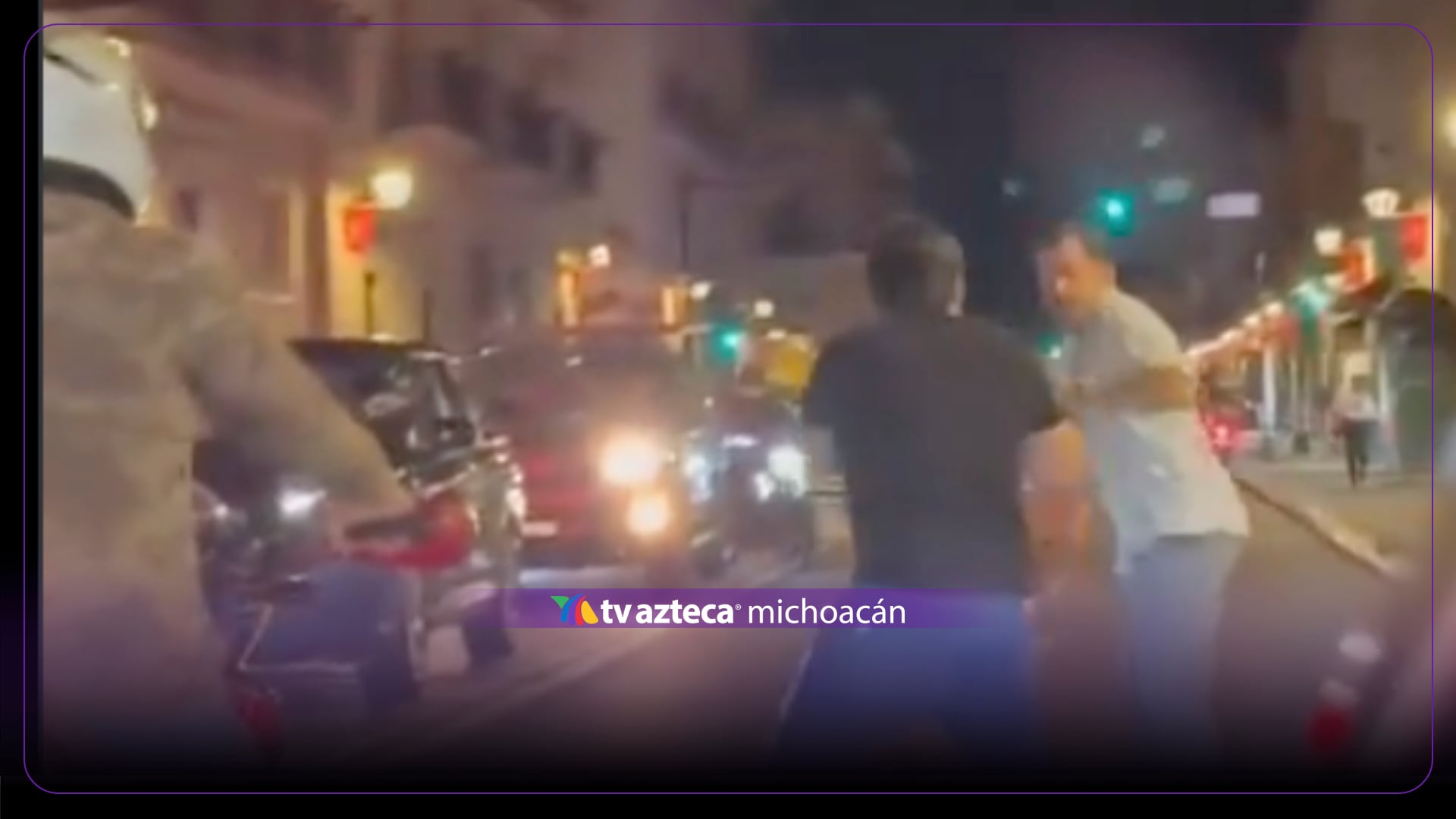 ¡Se agarran a golpes en plena avenida Madero de Morelia!