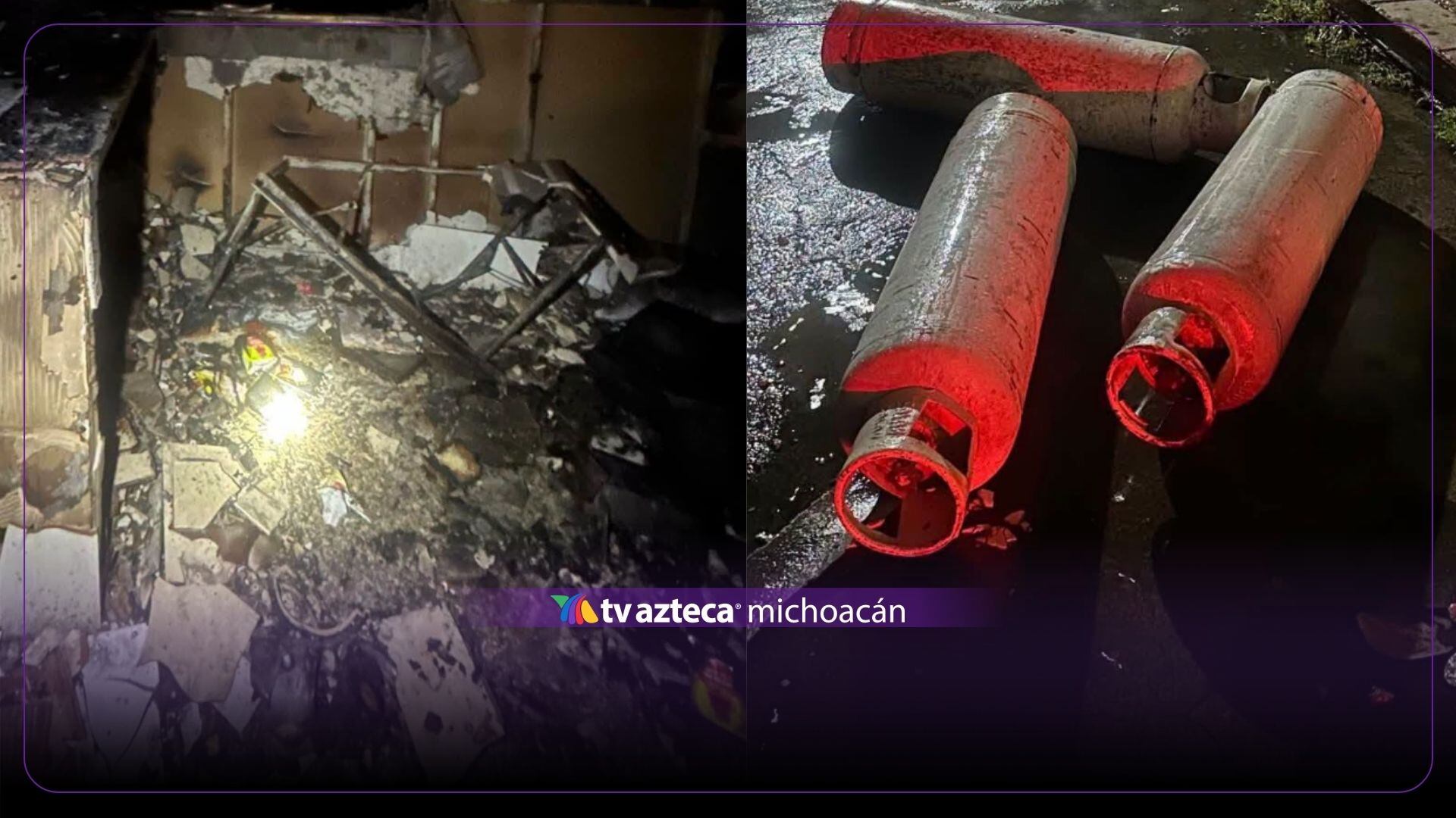 Incendio consume establecimiento de comida en Lázaro Cárdenas; reportan daños materiales