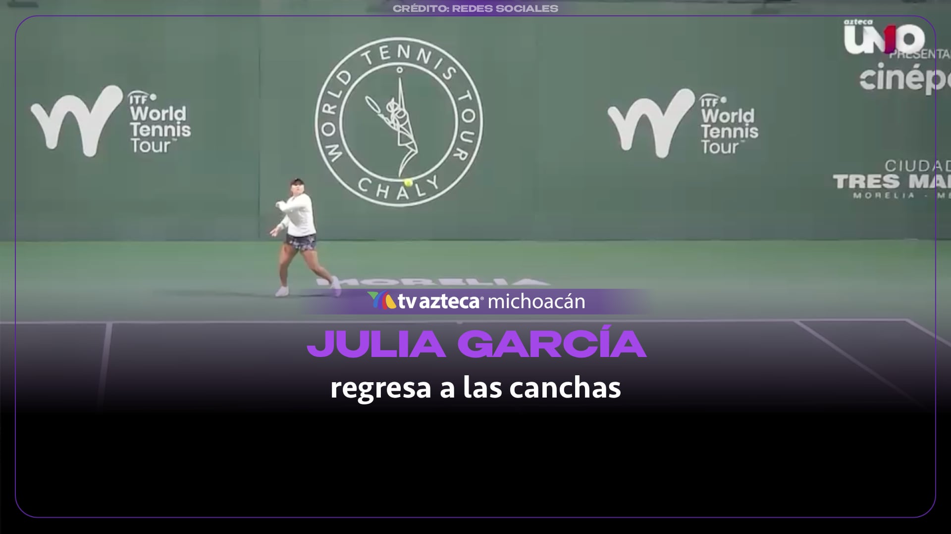 Julia García debuta con victoria en el W50 Chaly Open de Morelia