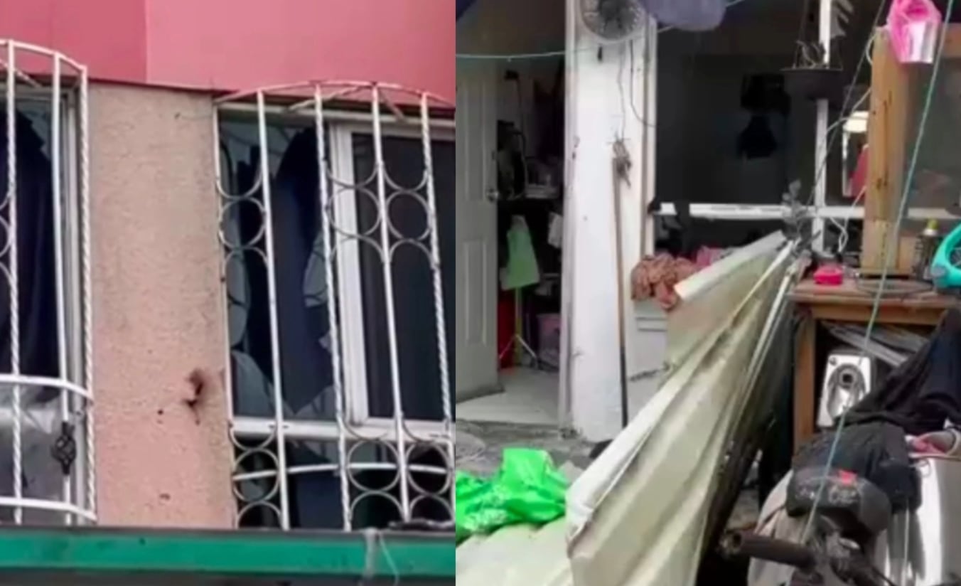 Reportan explosión por posible fuga de gas en casa