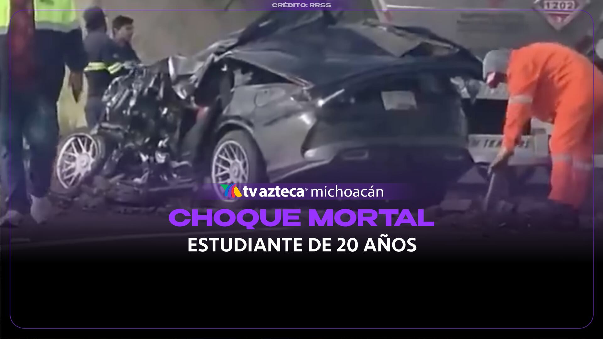 Estudiante de 20 años muere tras choque frontal contra Torton en la Siglo XXI