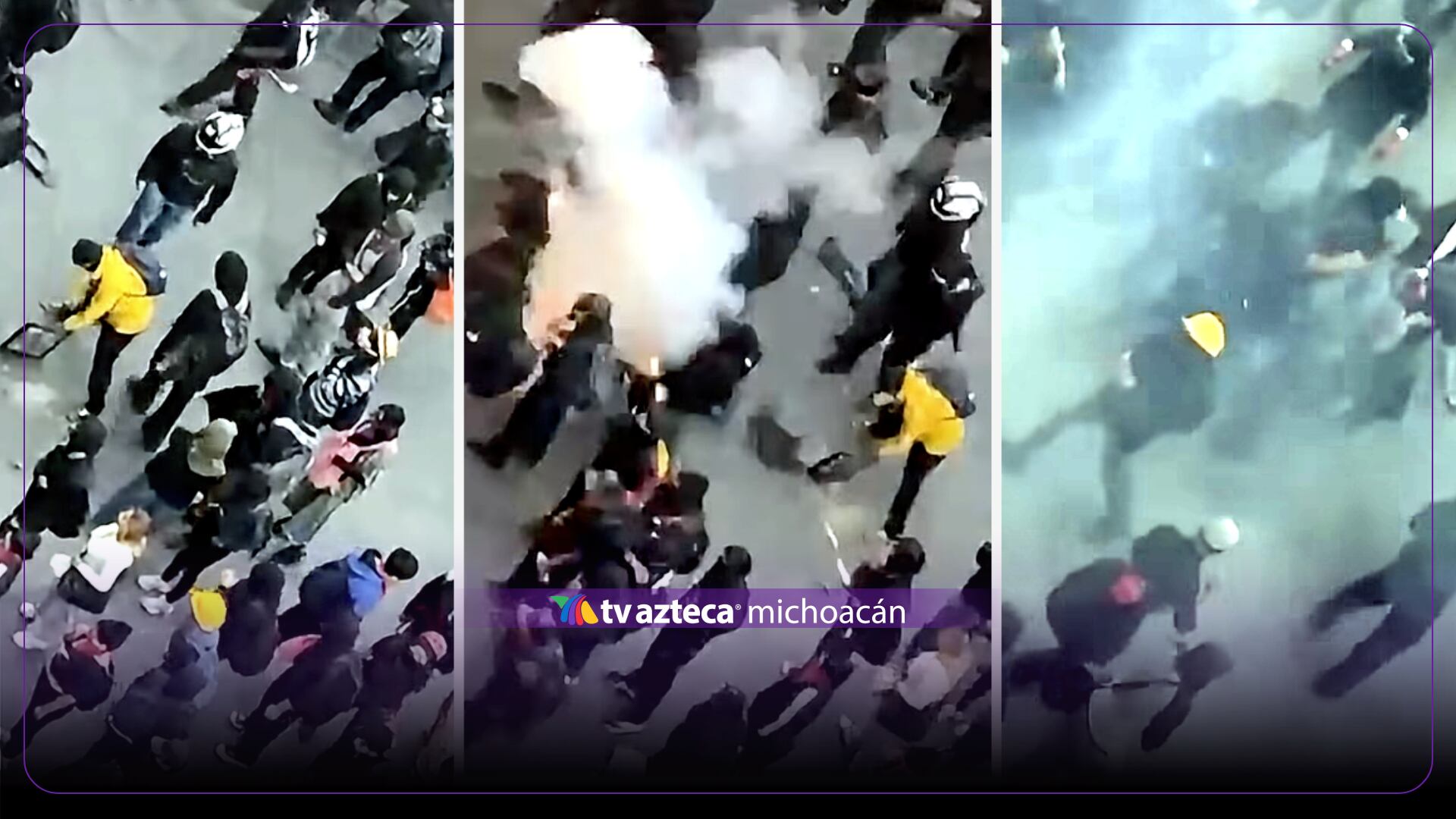 Bomba molotov explota en la mano de menor durante marcha del 2 de octubre