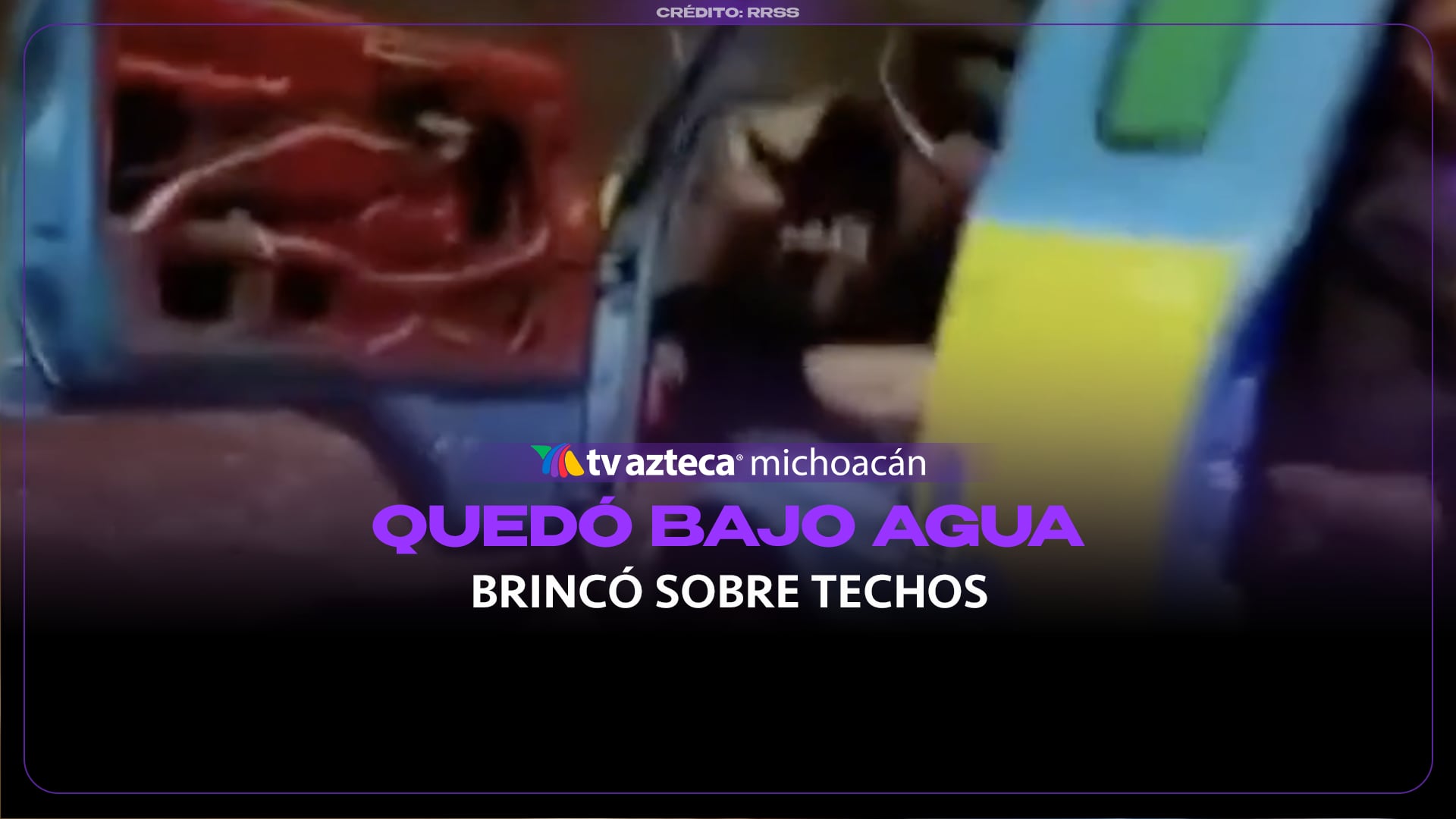 “Máquina del Misterio” queda atrapada por inundación tras fuertes lluvias