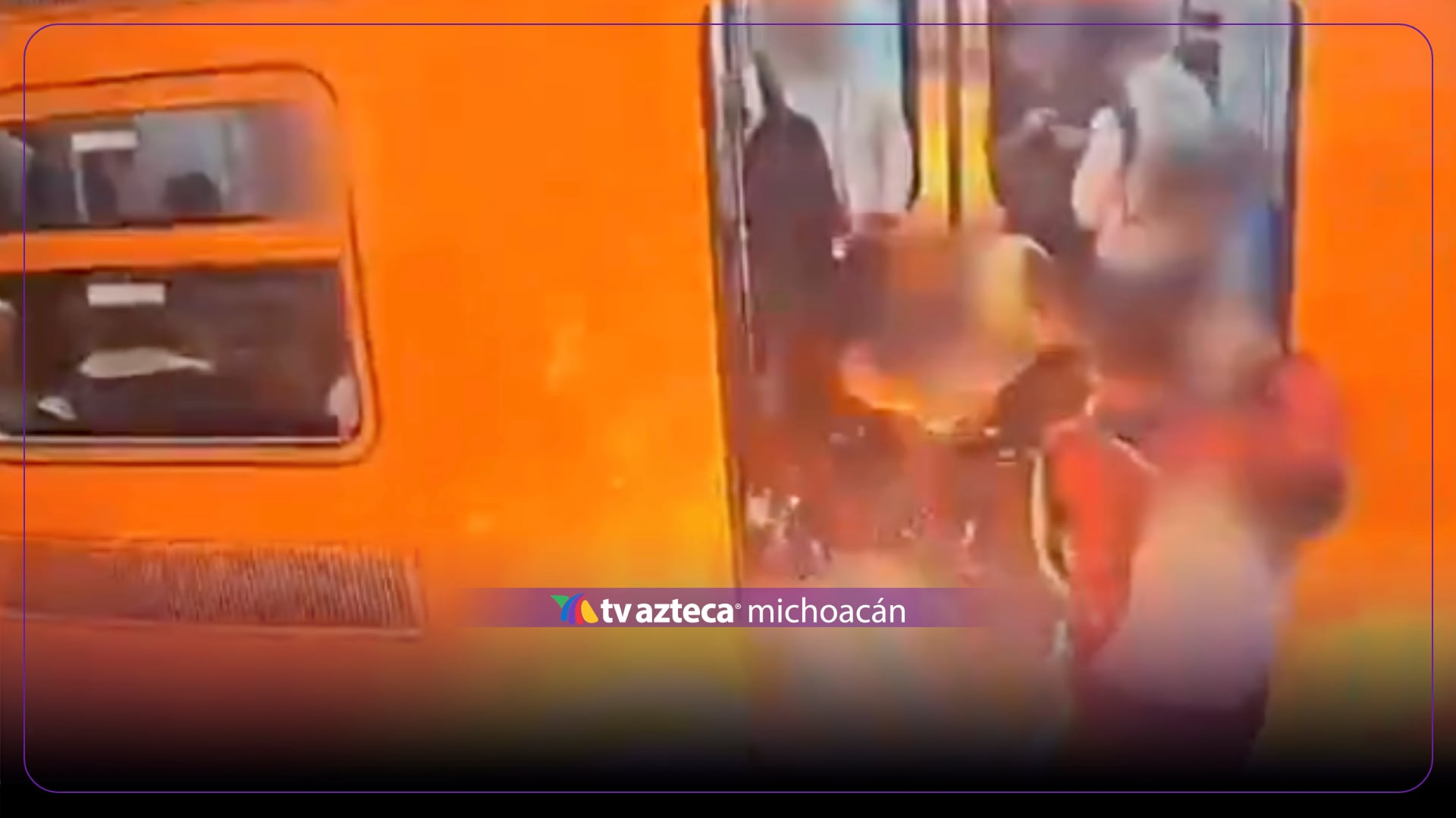 Muleta provoca incendio en el Metro de CDMX; el momento quedó captado