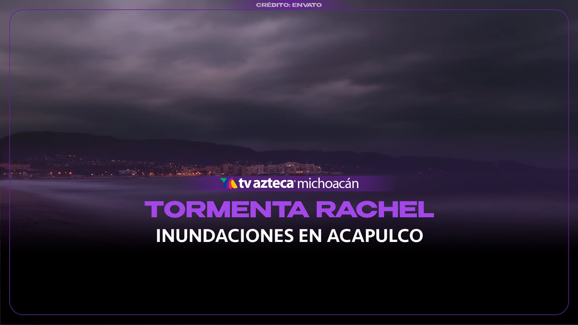 #VIDEO: Lluvias e inundaciones en Acapulco por paso de la tormenta Rachel.