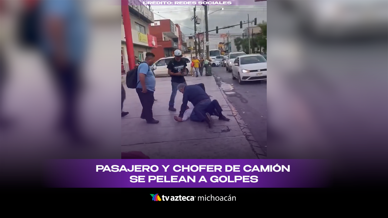 #VIDEO: Chofer de transporte urbano y pasajero se pelean a golpes.